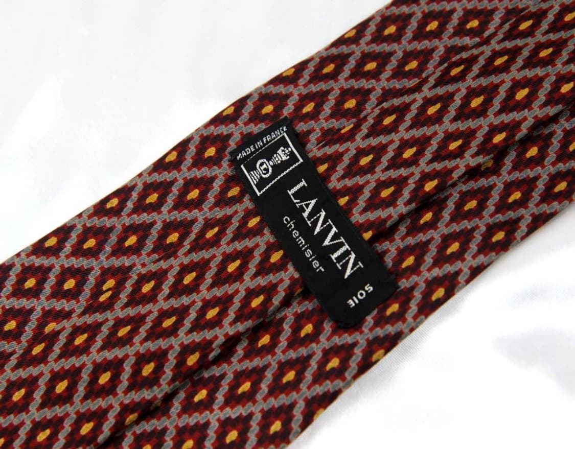  랑방 9.1cm A등급 님자 명품 넥타이 상품이미지3