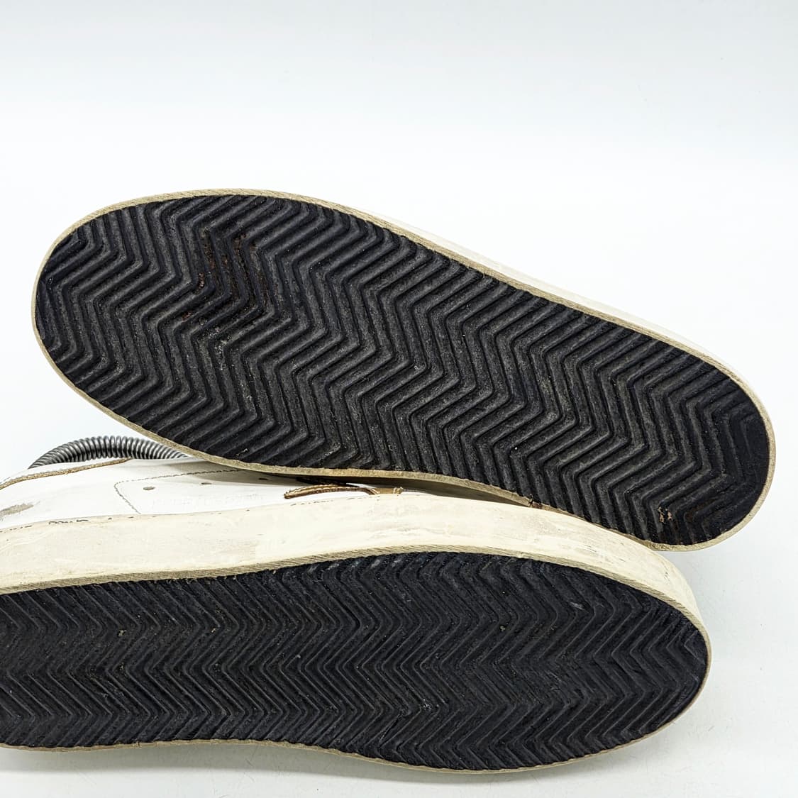 골든구스 우먼스 하이스타 화이트/골드 (37) 상품이미지3