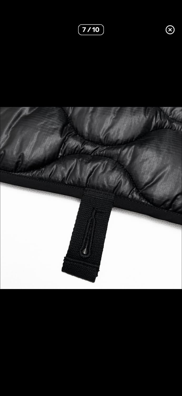 솔로이스트 22 S/S 퀼팅 라이너 베스트 블랙 L 상품이미지5