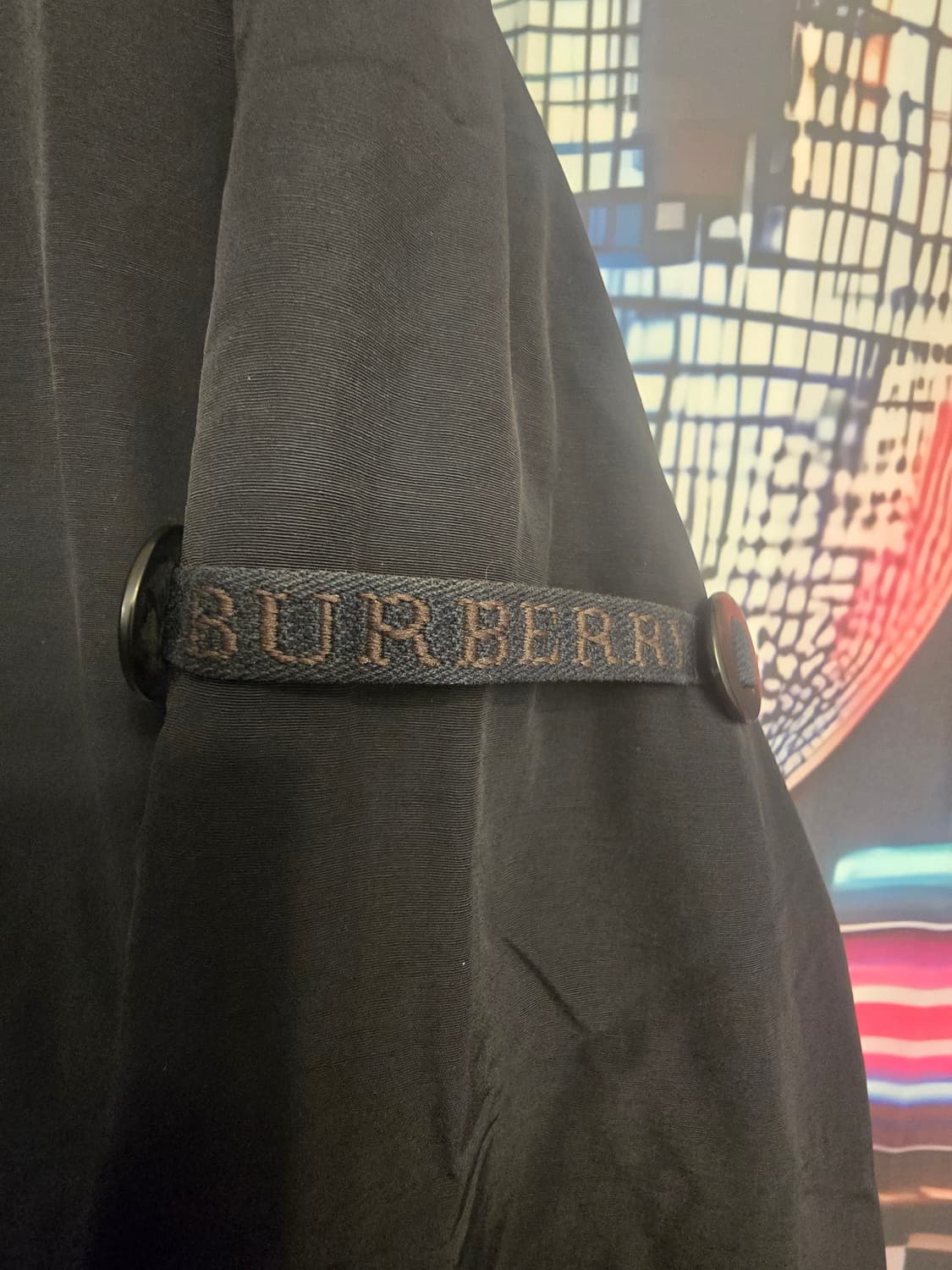 버버리(Burberry) 블랙 후드 재킷 상품이미지2