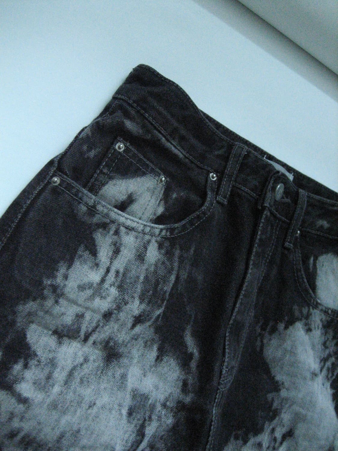 [Vintage] Dyeing Black Denim 상품이미지3