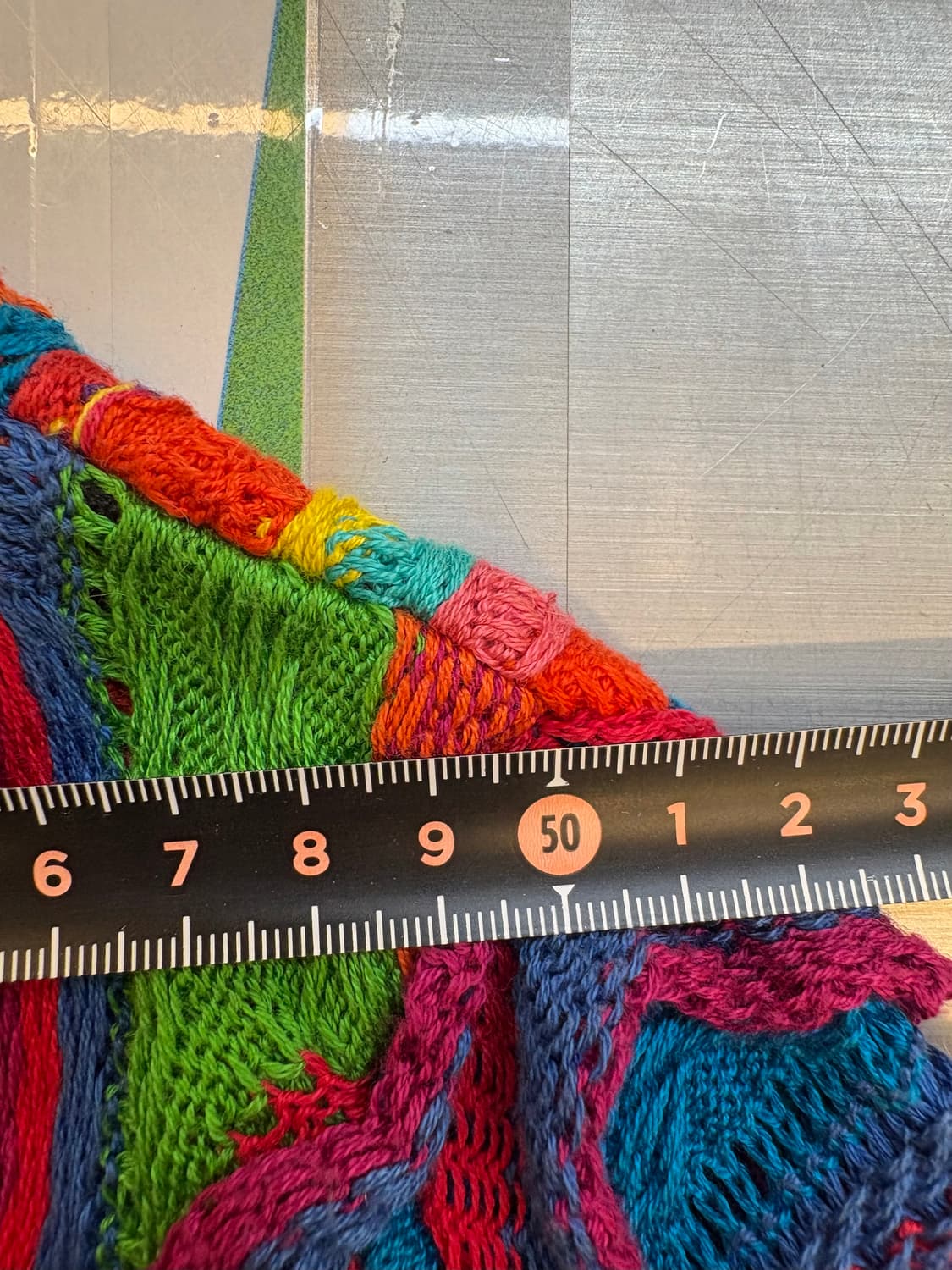 쿠지 오스트레일리아 크롭 3D 니트 스웨터 상품이미지6