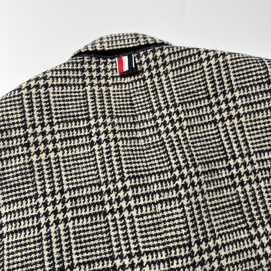 톰브라운 울 글렌체크 싱글 3B 블레이저 자켓 상품이미지7