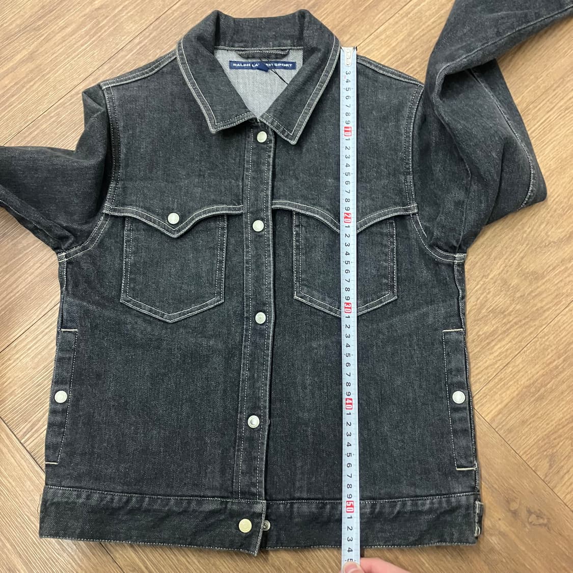 N27 폴로 랄프로렌 스포츠 블랙 데님 청자켓 상품이미지7