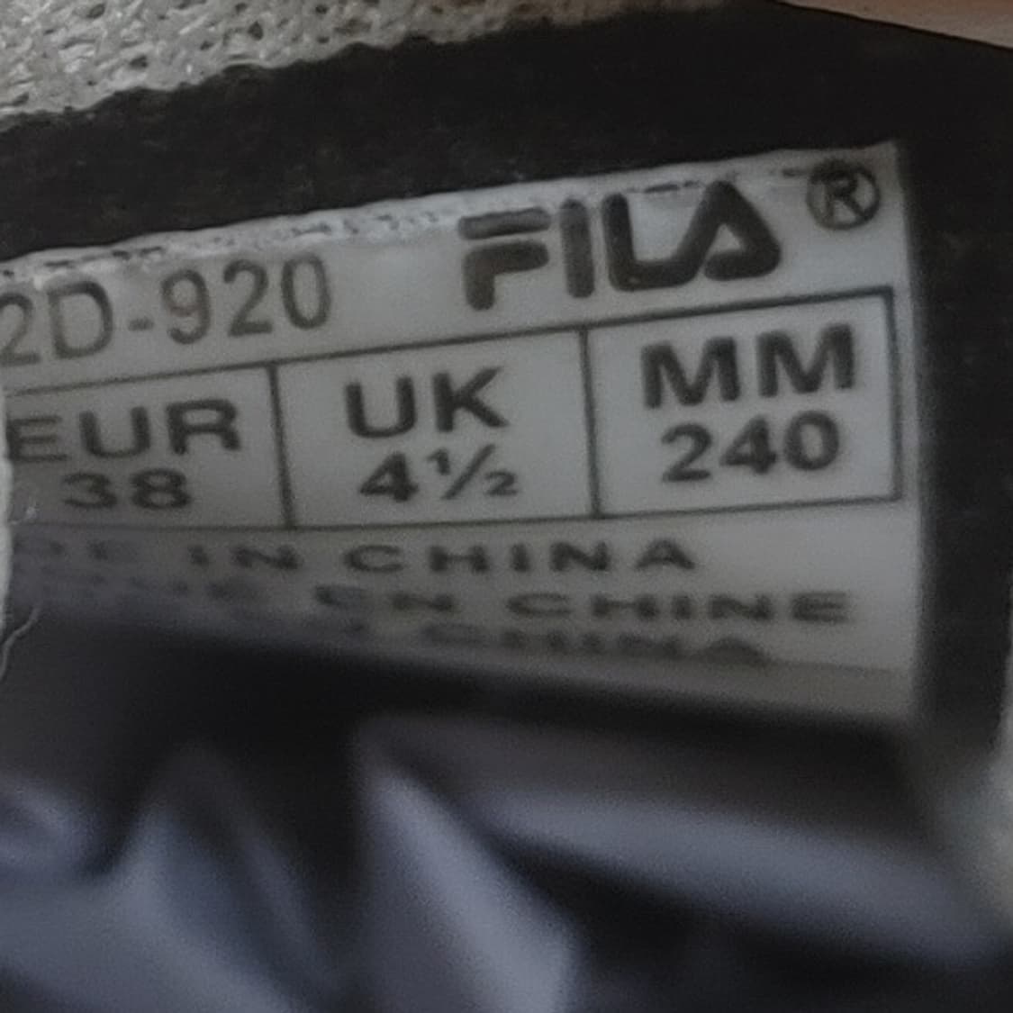 휠라 샌드블라스트 여성스니커즈240 상품이미지6