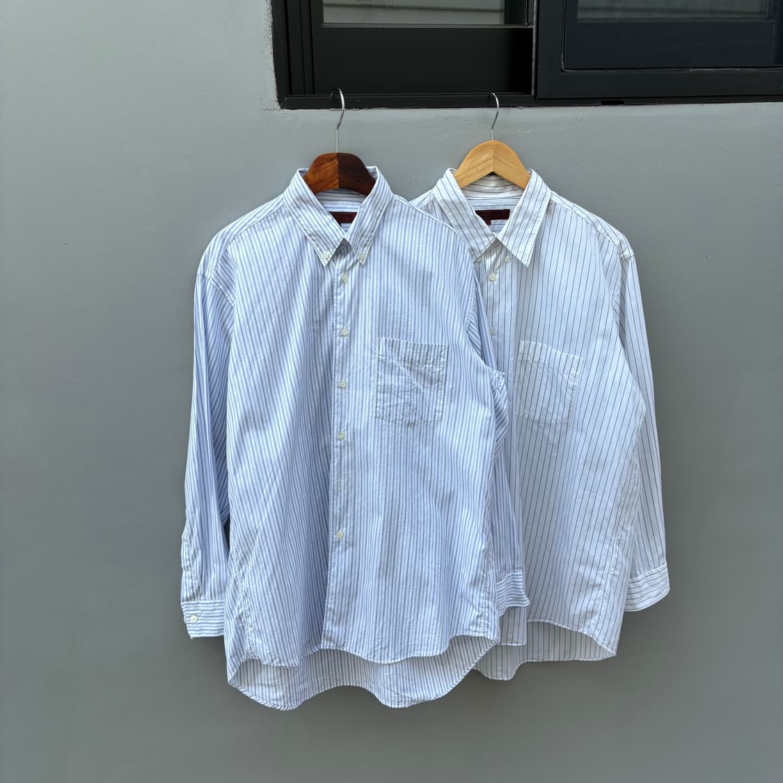꼼데가르송 옴므 듀스 멀티 블루 스트라이프 셔츠 상품이미지6
