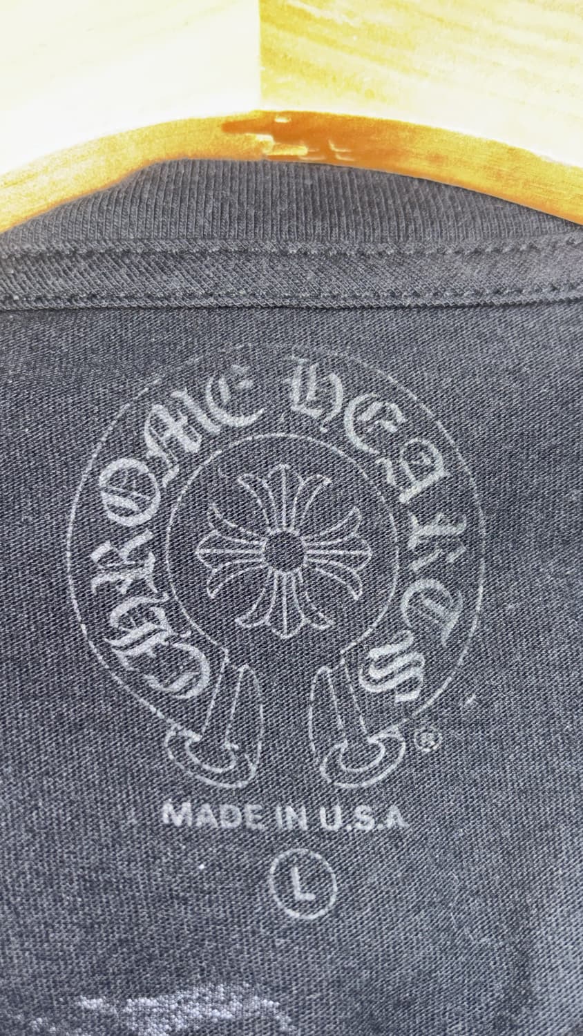 크롬하츠 풀 세메터리 넥레터링 스크롤라벨 롱슬리브 L사이즈 상품이미지6