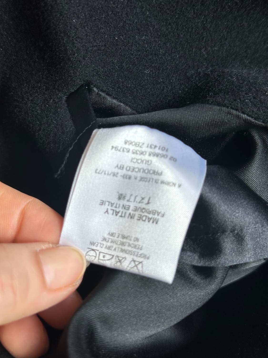 구찌 여성 블랙 코트 사이즈 38 상품이미지7