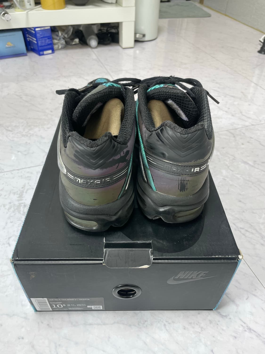 나이키 x 스켑타 에어맥스 테일윈드 5 크롬 블루 상품이미지5