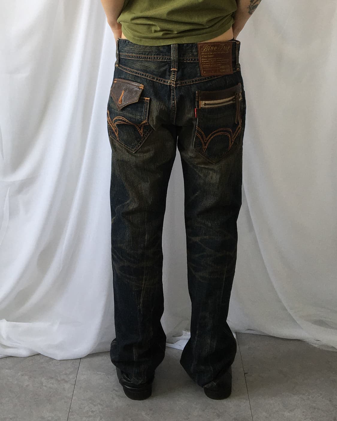 Ewdin washing denim pants 상품이미지1