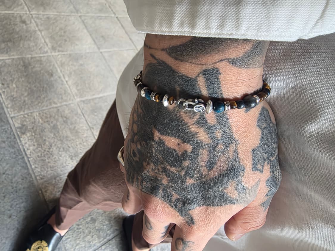 🪶 Silver 925 & Tiger Eye Stone Bracelet 상품이미지4