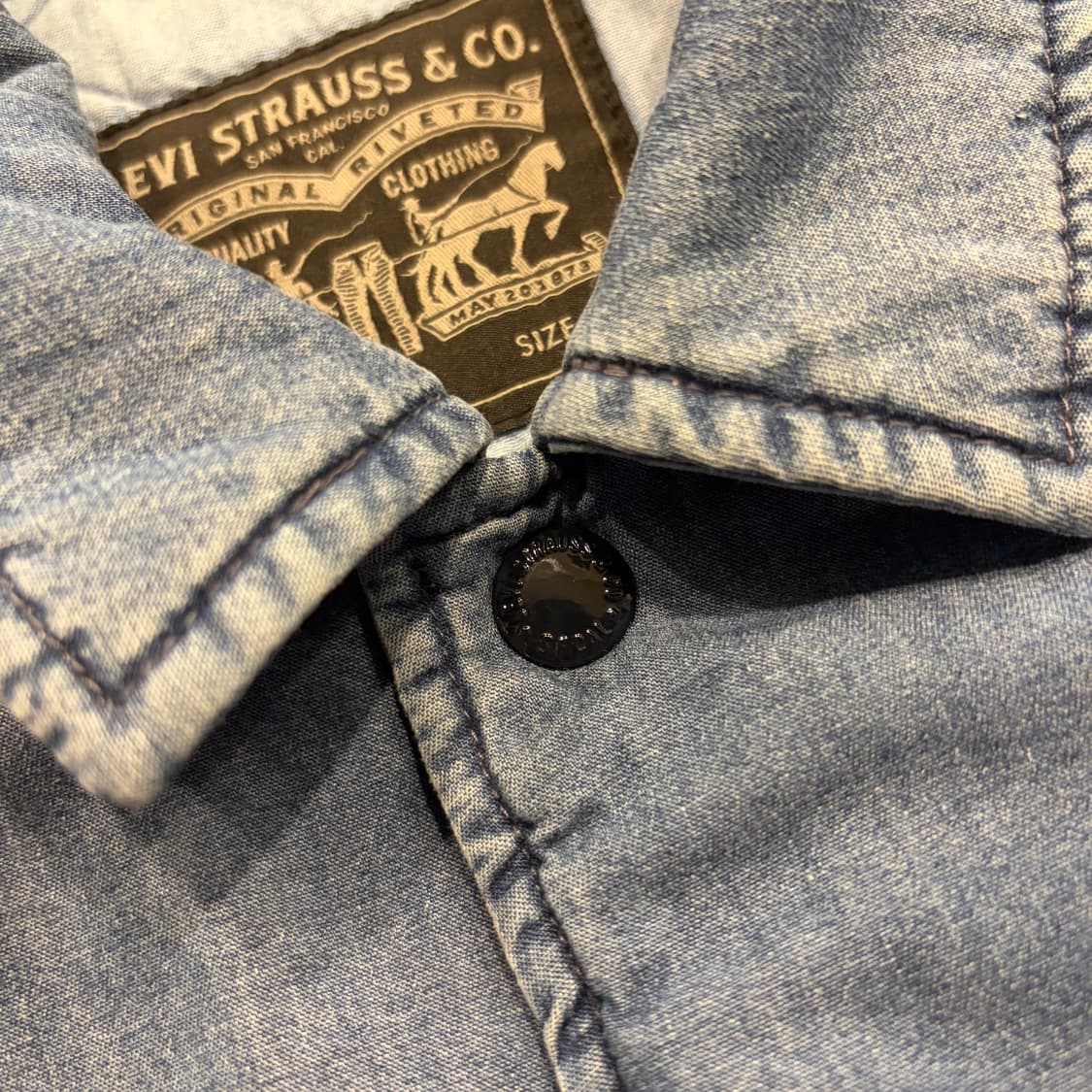 [M] 리바이스 데님 누빔안감 코치 자켓 C438 상품이미지5