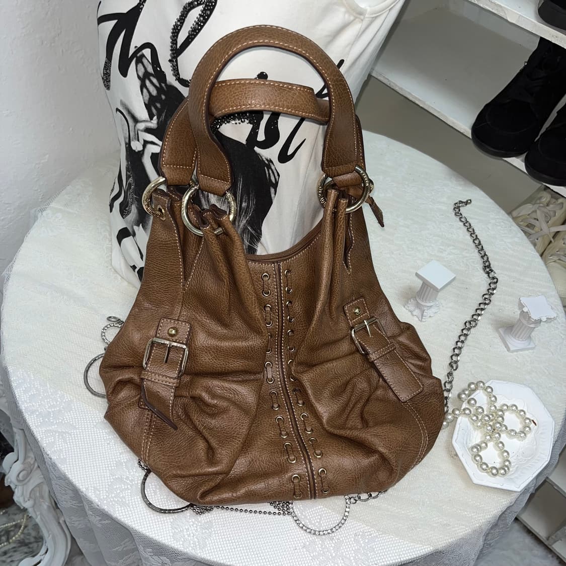 빈티지 브라운 백 상품이미지1