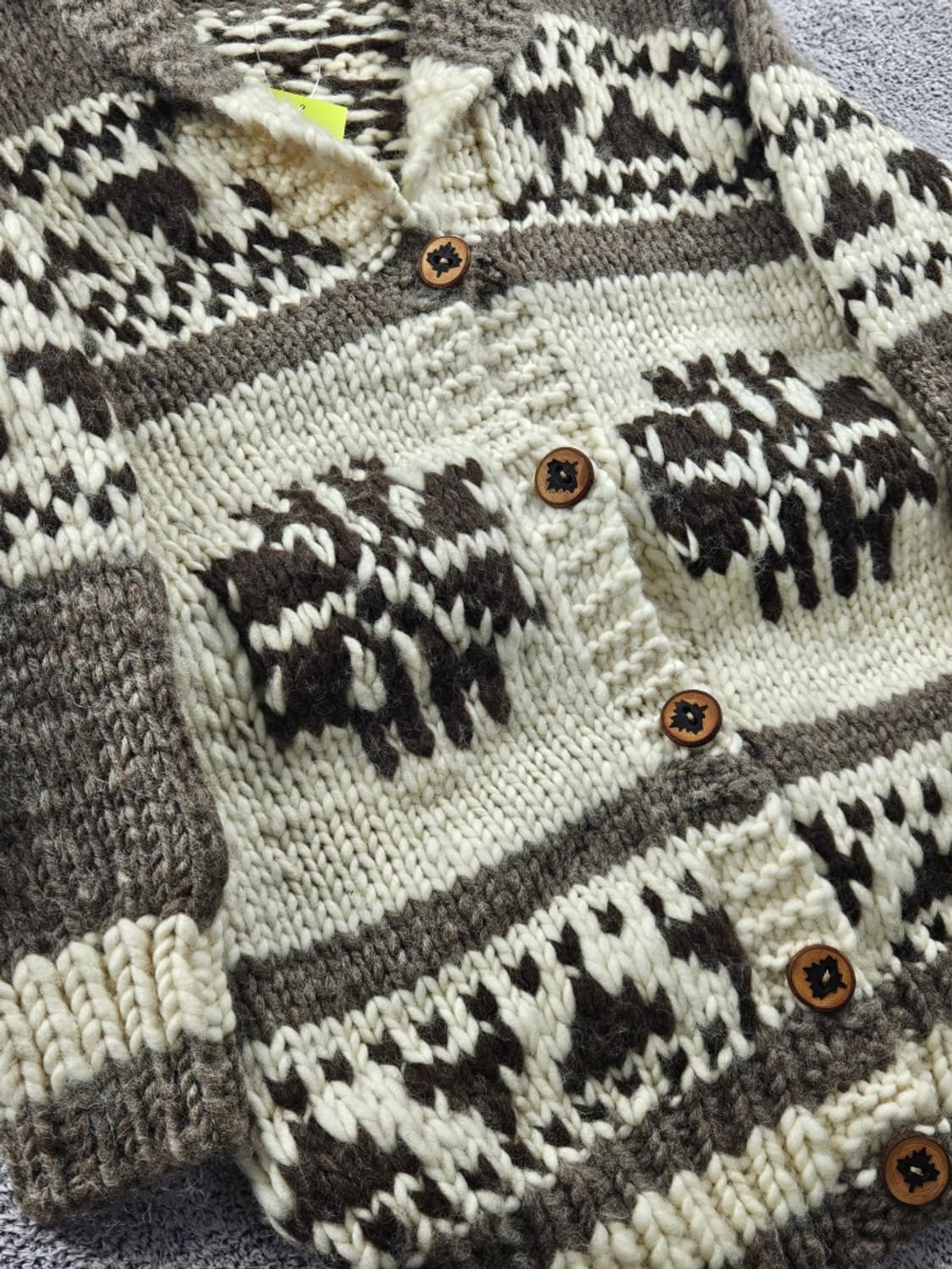 핸드메이드 캐나다 우드 메이플 버튼 코위찬 가디건 (OS) / 10974 상품이미지6