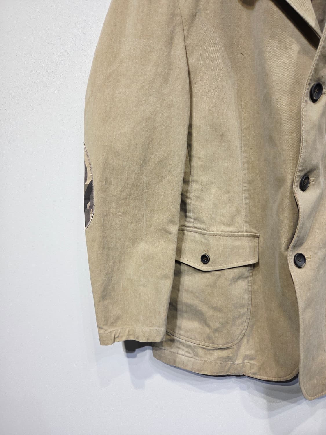 MAERYO 매료 빈티지 워싱 코튼 사파리 자켓 상품이미지4