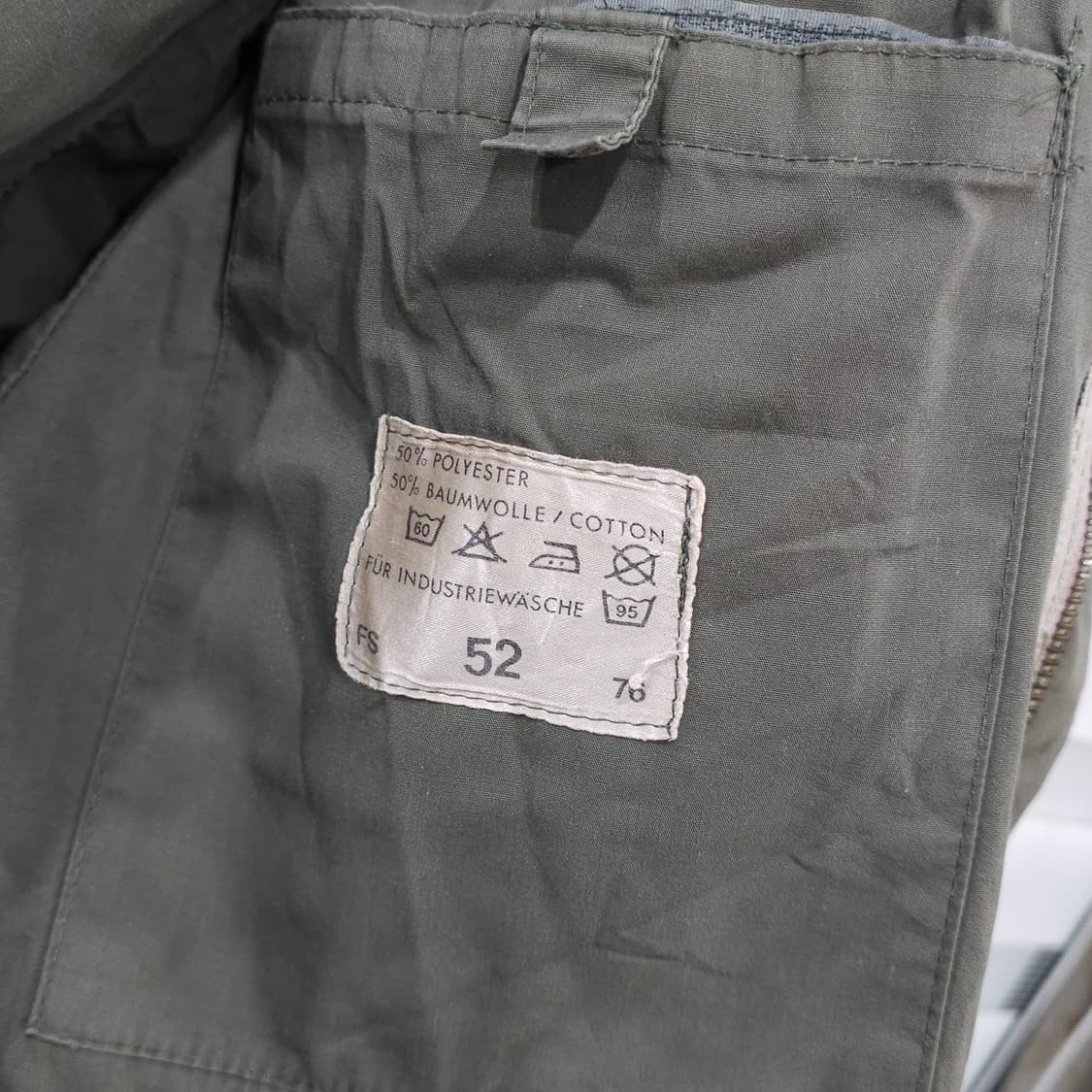 70s 스위스군 밀리터리 빈티지 자켓- 100-105정도 상품이미지9