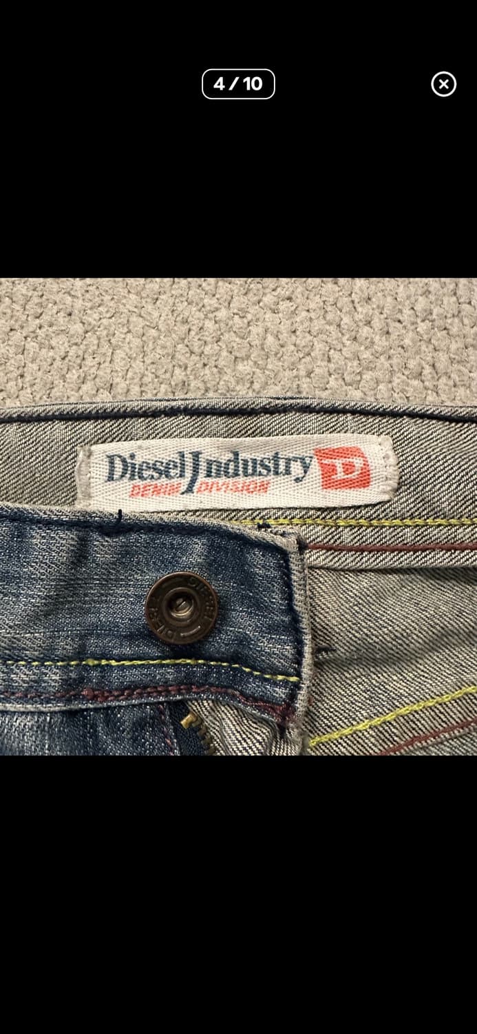 디젤 00s 아카이브라인 데님 팬츠 상품이미지4