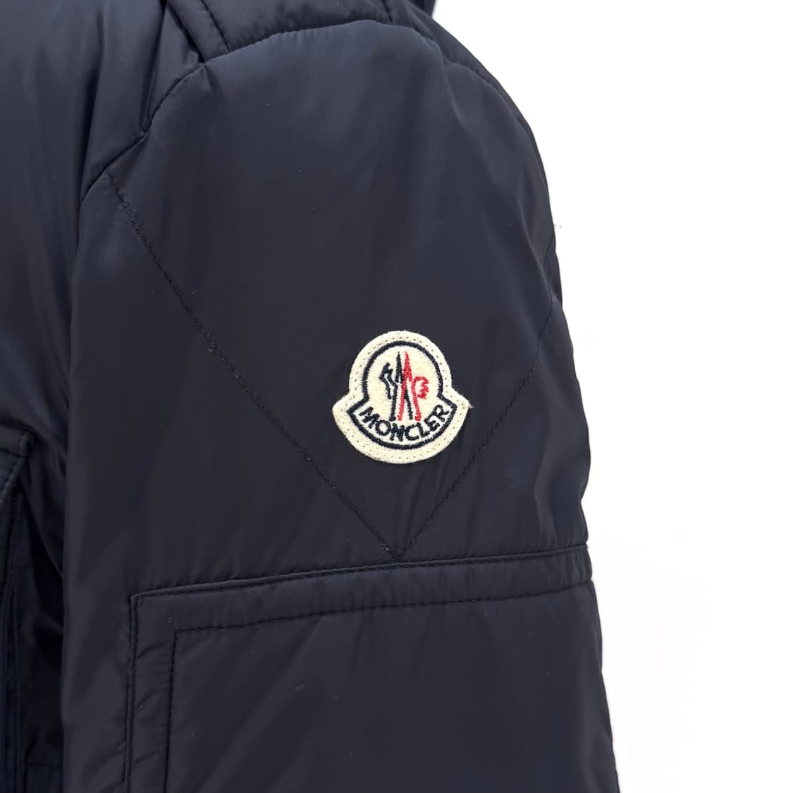 [2사이즈] 몽클레어 도미에 집업 점퍼 자켓 네이비 상품이미지7