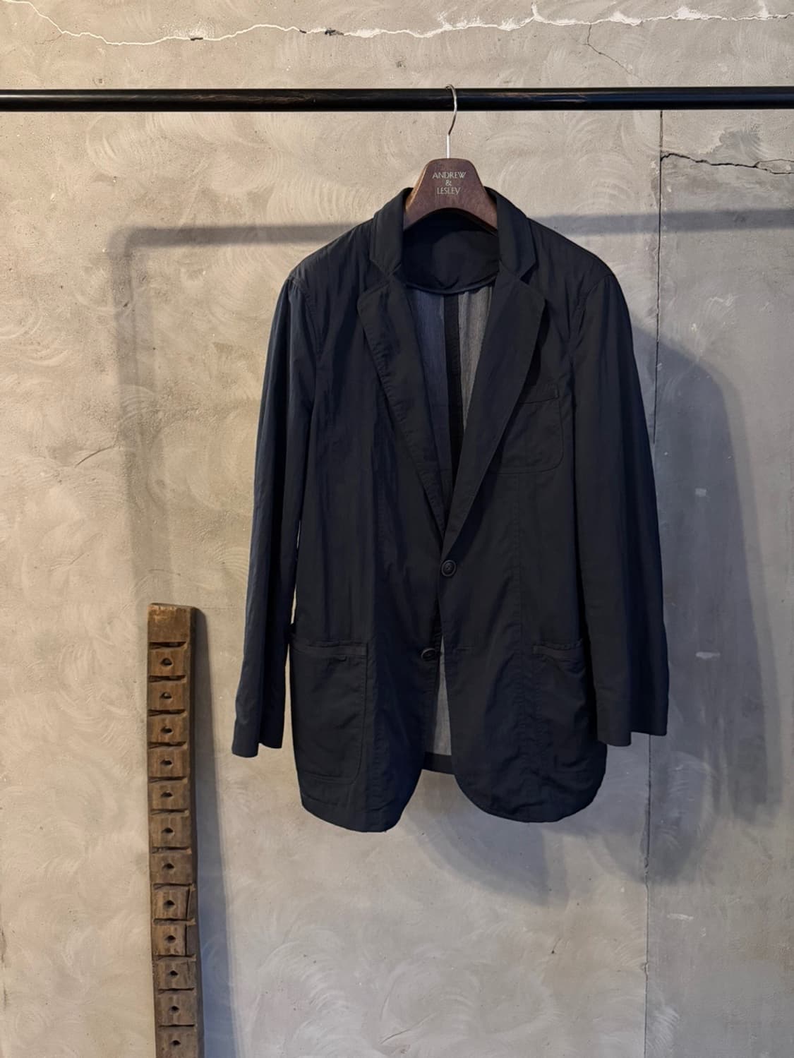 아르마니 꼴레지오니 코튼 테일러드 자켓 100 상품이미지1