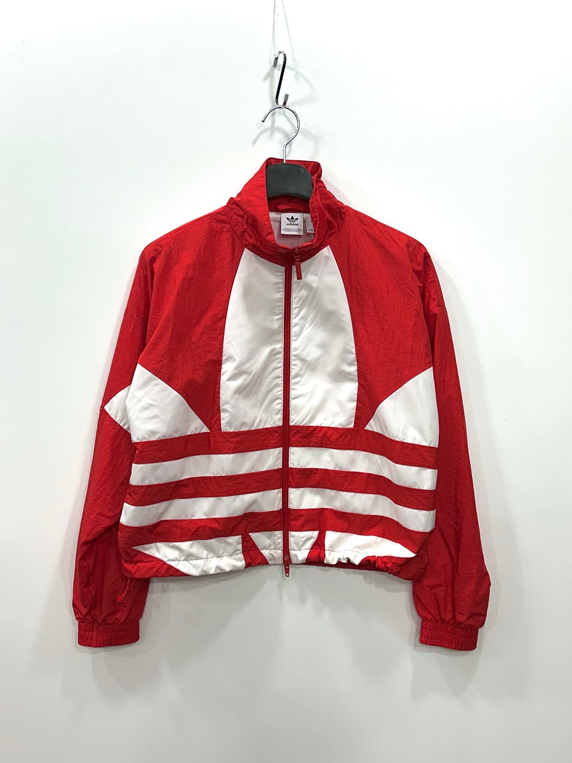 아디다스 투웨이 빅트레포일 바람막이 레드 S 상품이미지1