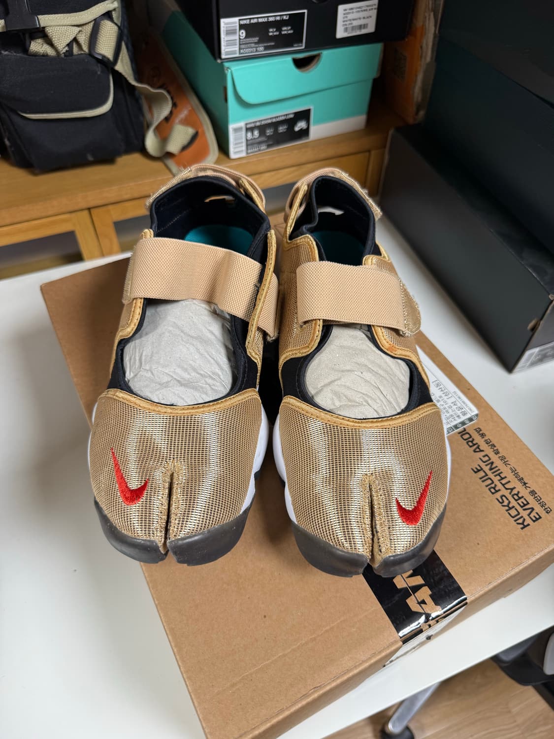 (280) Nike Air Rift 나이키 에어리프트 Metallic G 상품이미지2