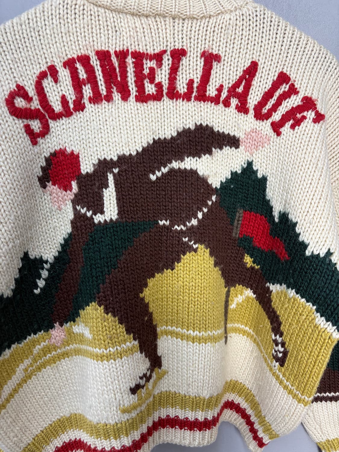 아츠키 오니시 코위찬 니트 집업 자켓 A3367 상품이미지6