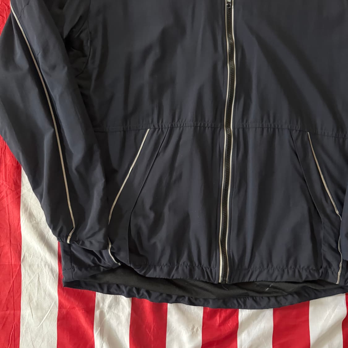 [L] 밀리터리 미 해군 NAVY 바람막이 러닝 자켓 -3 상품이미지2