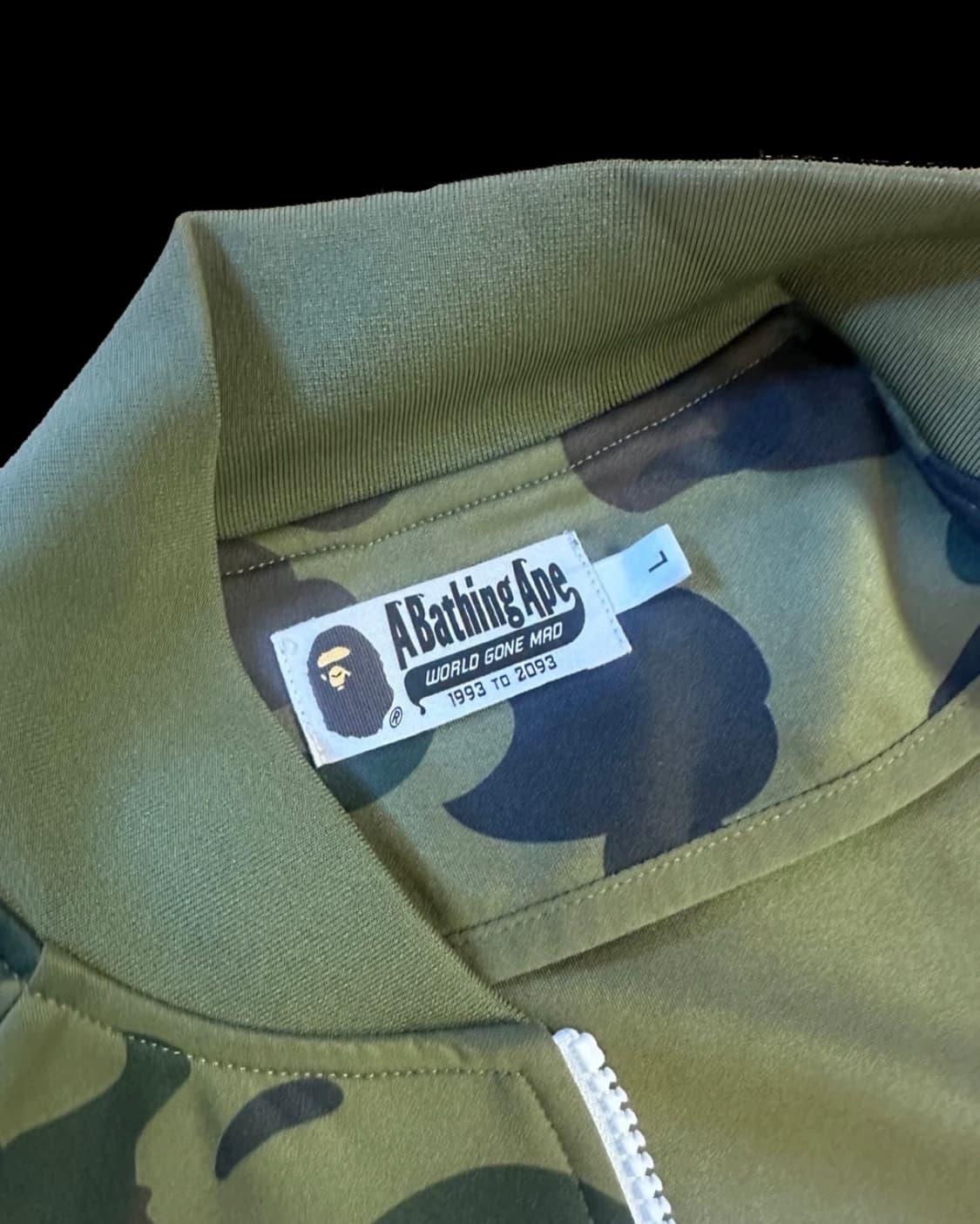 [정품] BAPE 베이프 카모 트랙 자켓 상품이미지4