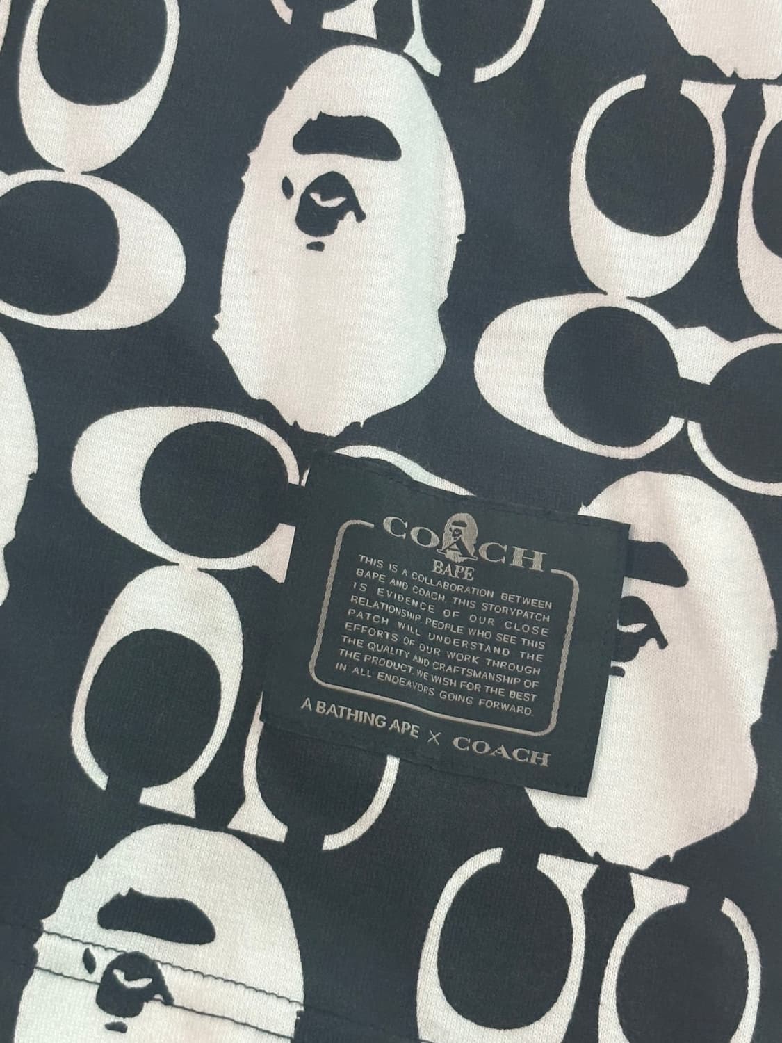 Coach x Bape 코치 베이프 콜라보 티셔츠 (새상품) 상품이미지4