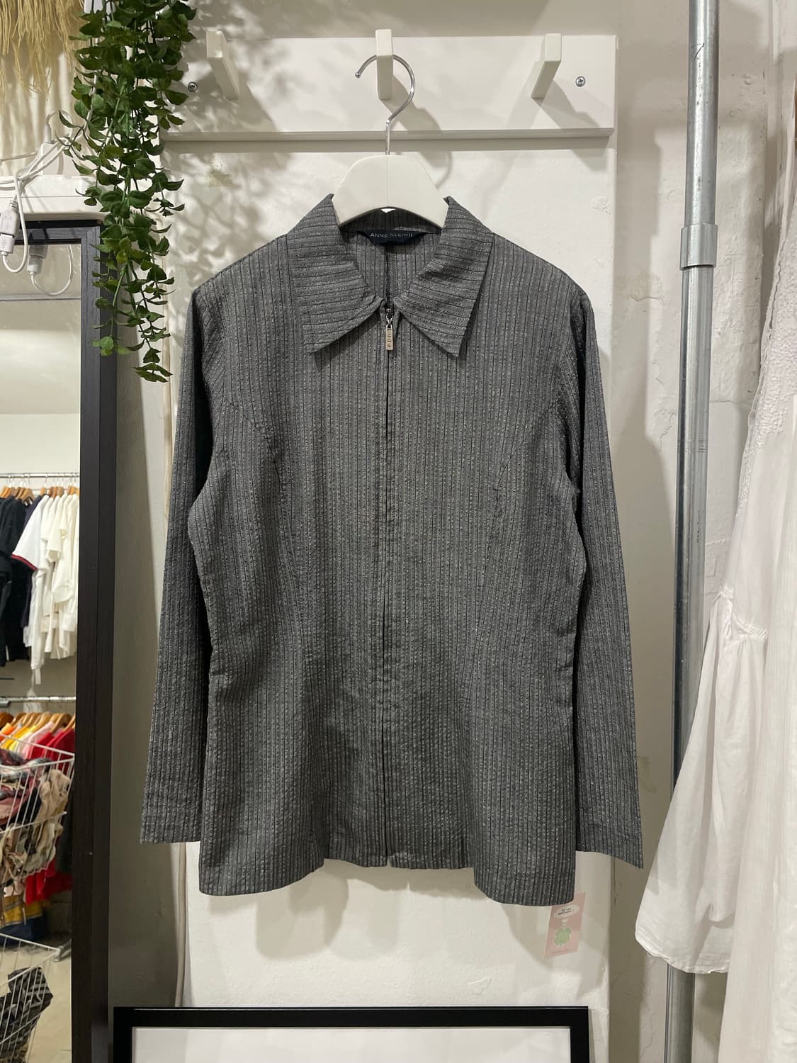 Striped zipper shirt jacket 상품이미지8