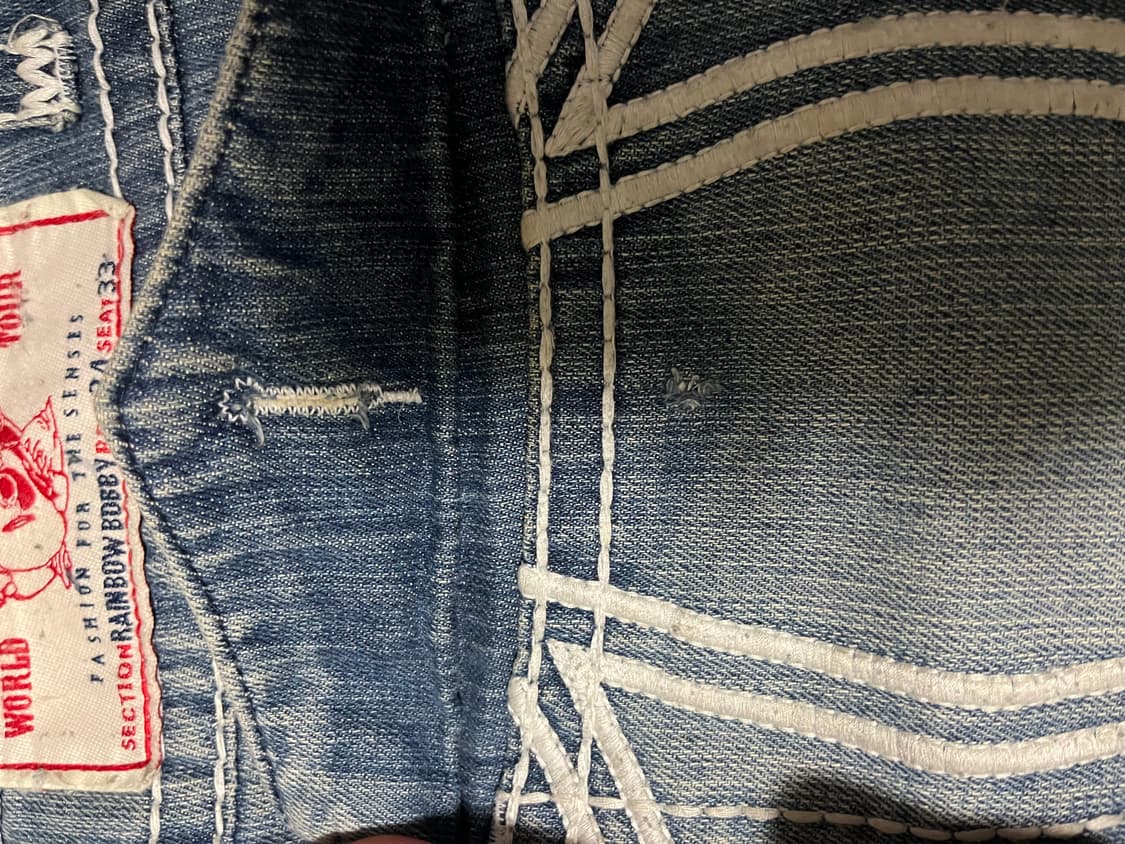 트루릴리젼 연청바지 상품이미지3