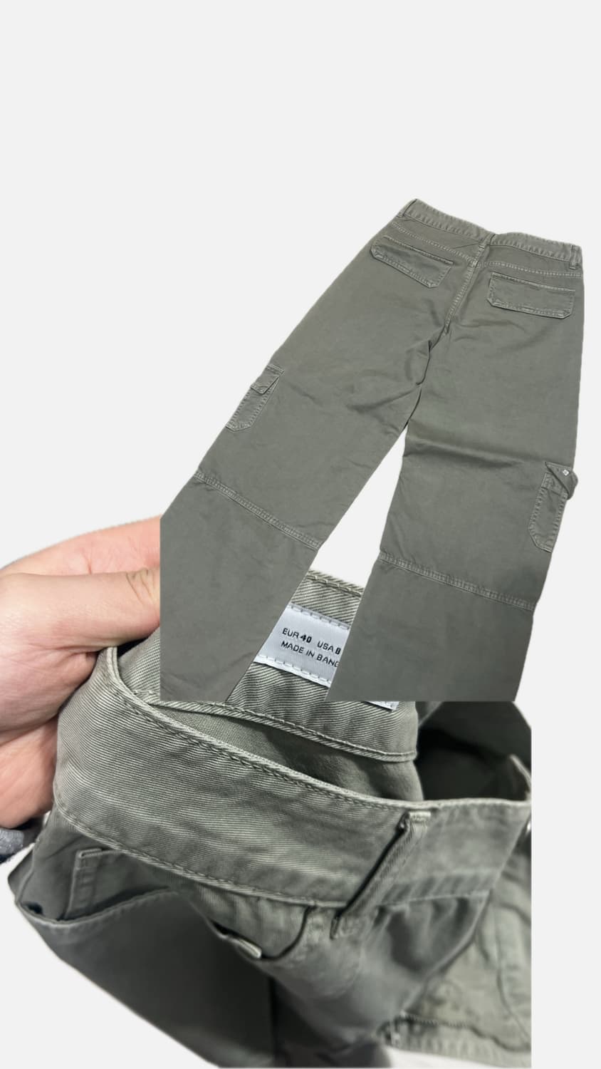 자라(싱가포르)_일자와이드 카고 팬츠 상품이미지2