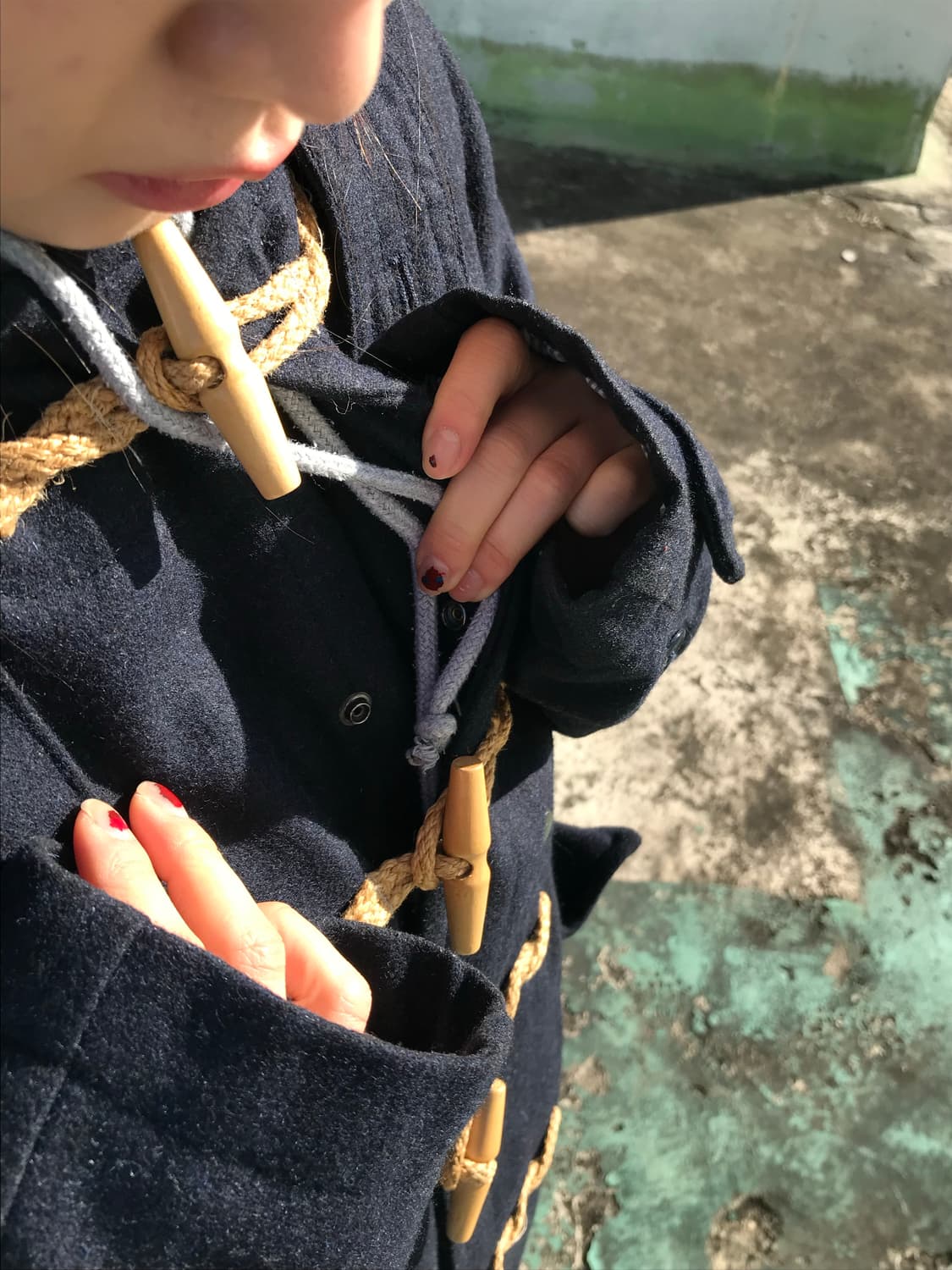 코엔 네이비 토글 코트  상품이미지6