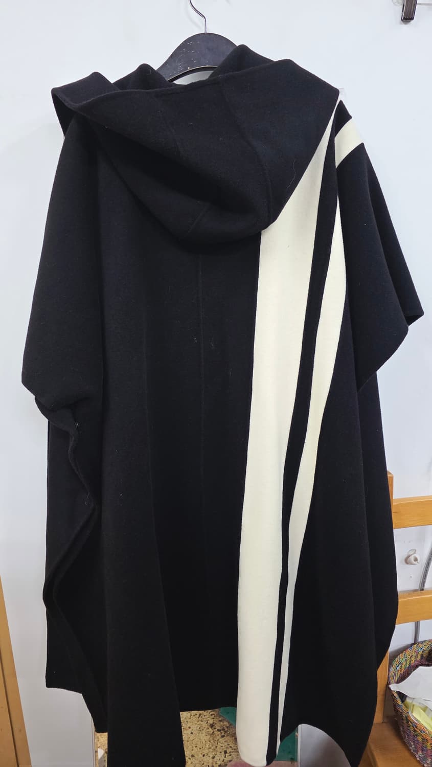 줄로그 캐시미어울판초 상품이미지3