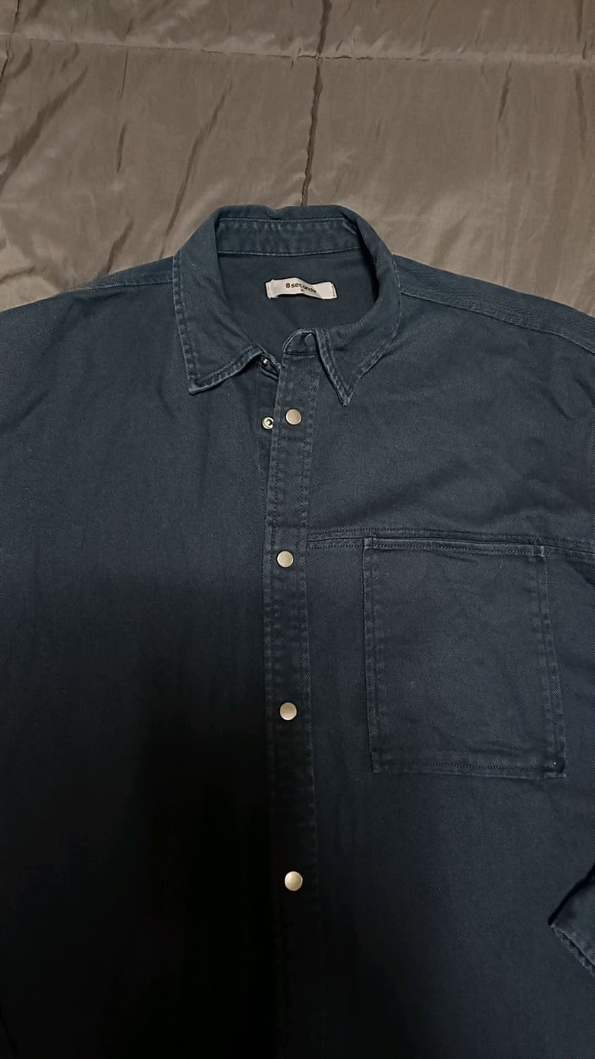 에잇세컨즈 두꺼운남방 105 가슴63 기장79 상품이미지3