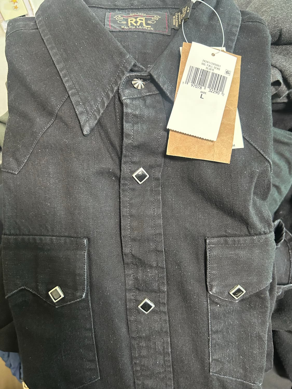 RRL 더블알엘 슬림핏 웨스턴 셔츠 상품이미지1