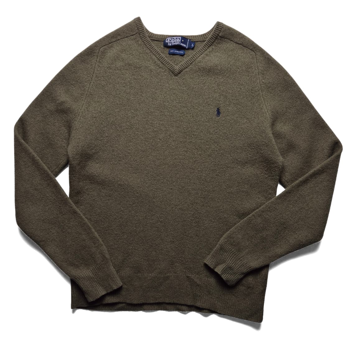 [L] 폴로 랄프로렌 v넥 램스울 니트 상품이미지2