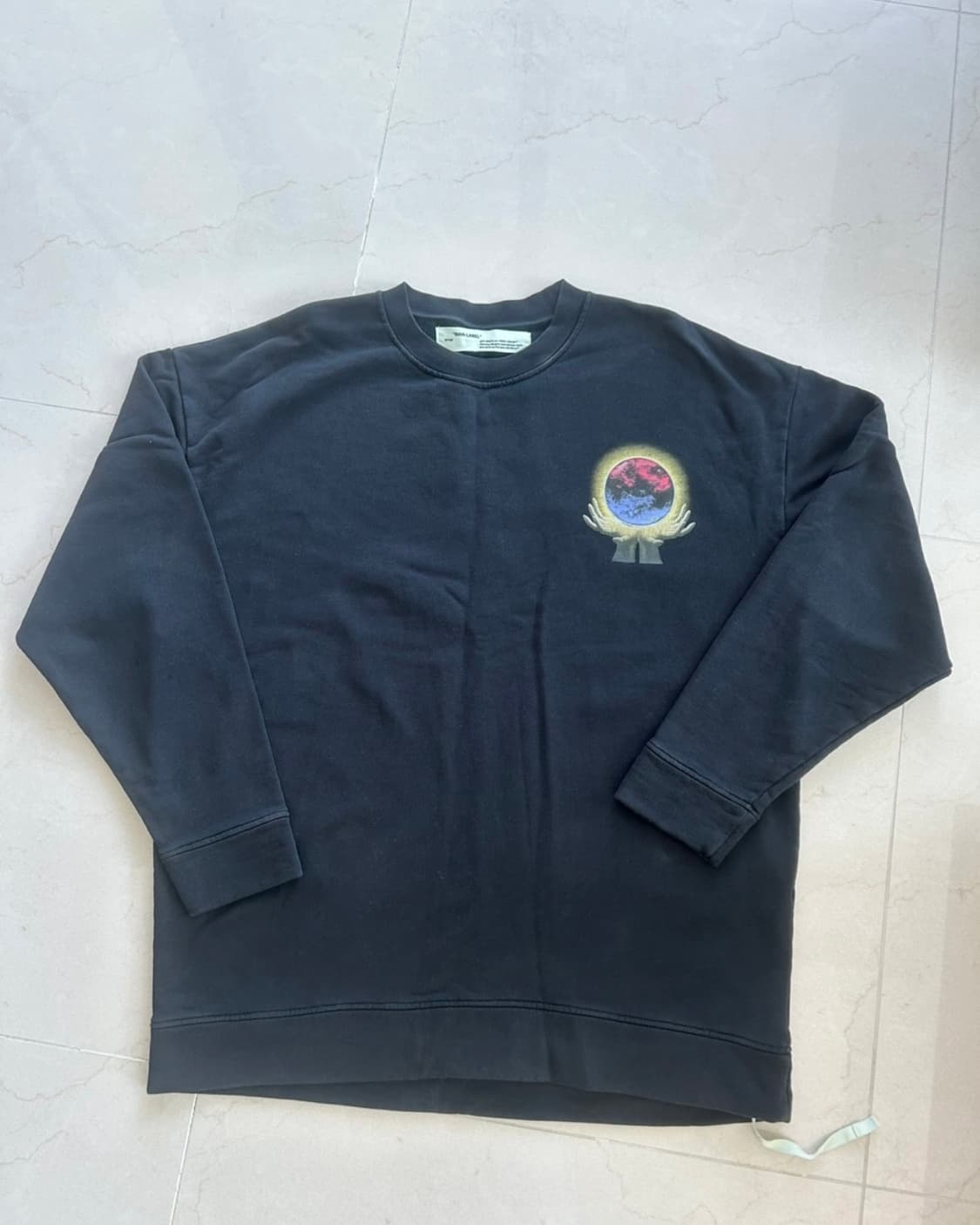 오프화이트 S 크루넥 스웨트셔츠 상품이미지1