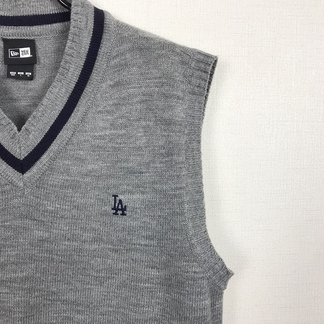 뉴에라 LA다저스 니트 조끼 남성L (100) 상품이미지3