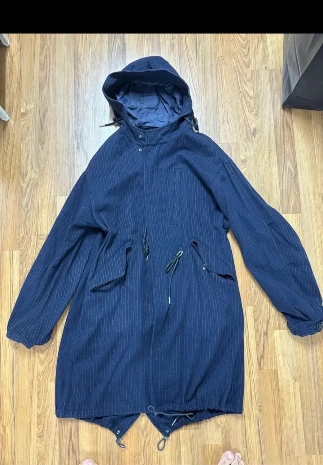 이스트로그 핀초크 네이비 m65 피시테일파카 M~L 상품이미지7