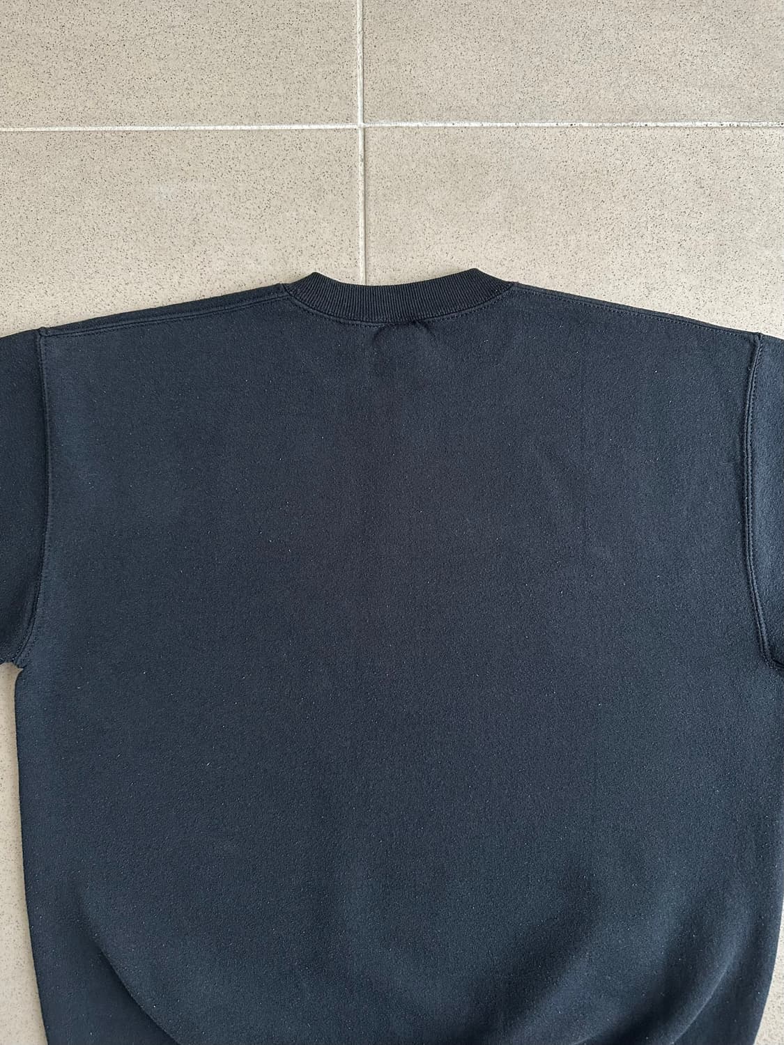 90s 빈티지 러셀 스웻셔츠 블랙 XL USA 상품이미지5