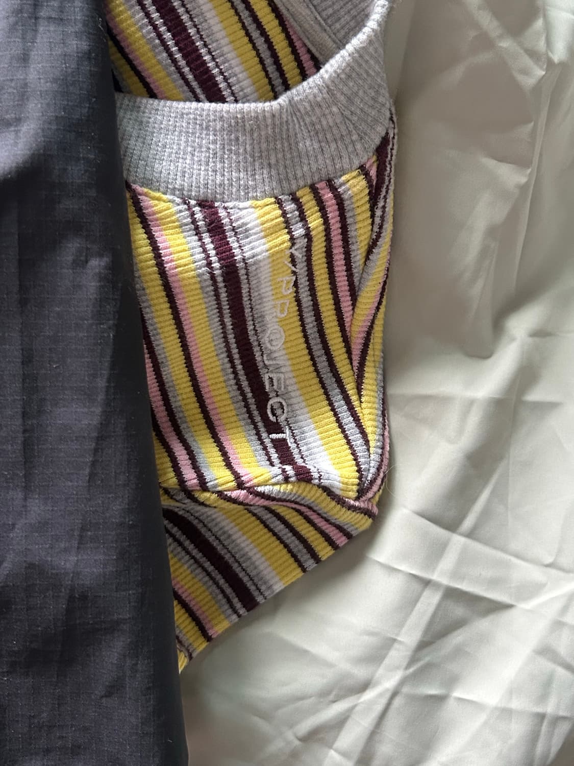 와이프로젝트 스트라이프 반팔니트 상품이미지4