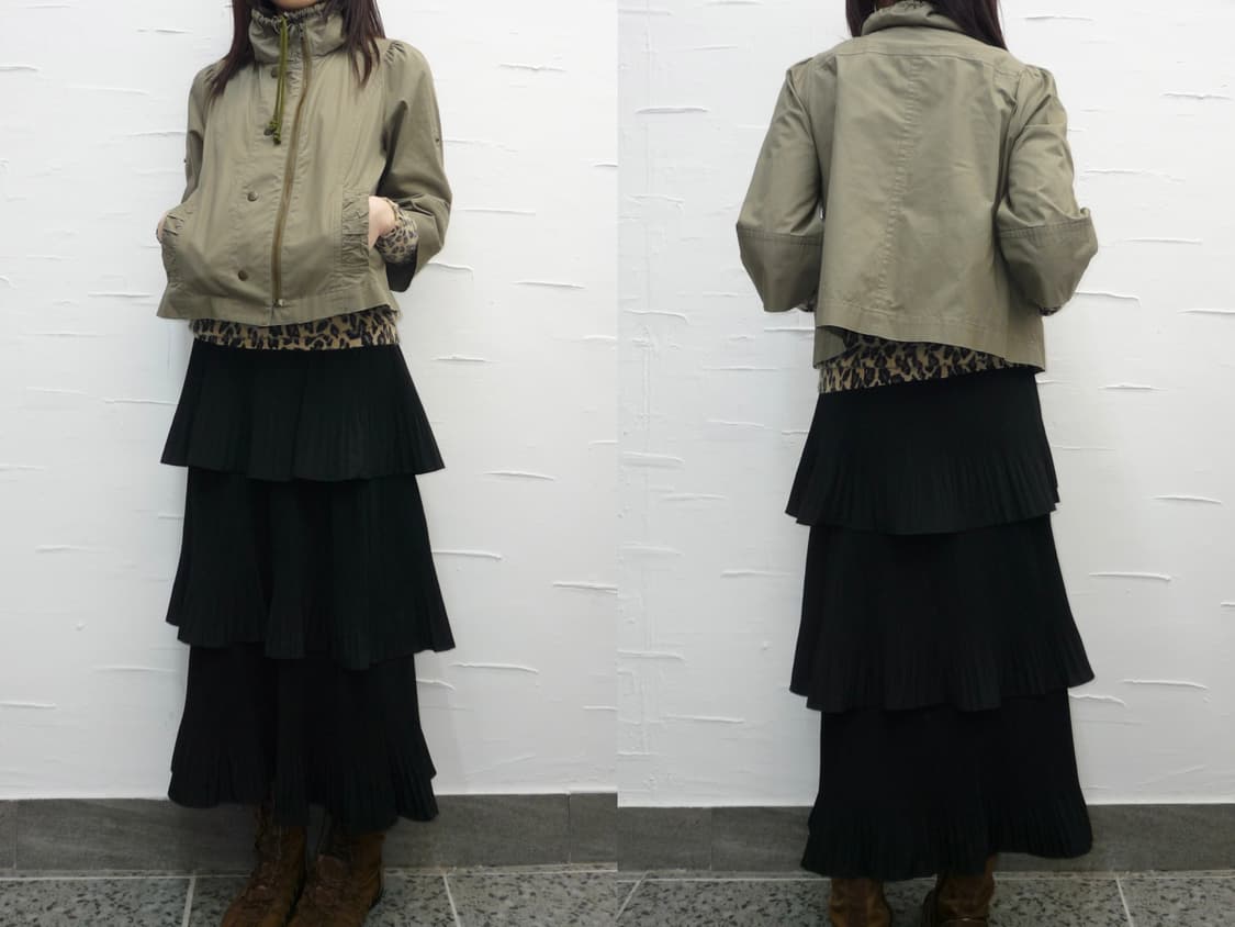 two way cropped safari jacket 상품이미지2
