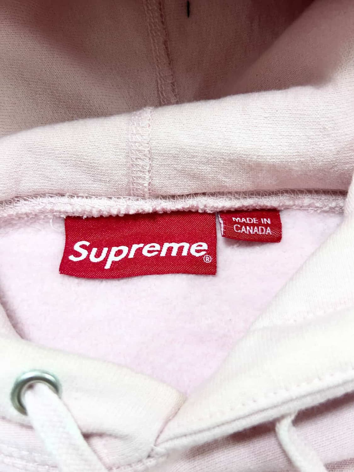 슈프림 17FW 센터피스 뮤트핑크 후드 상품이미지8