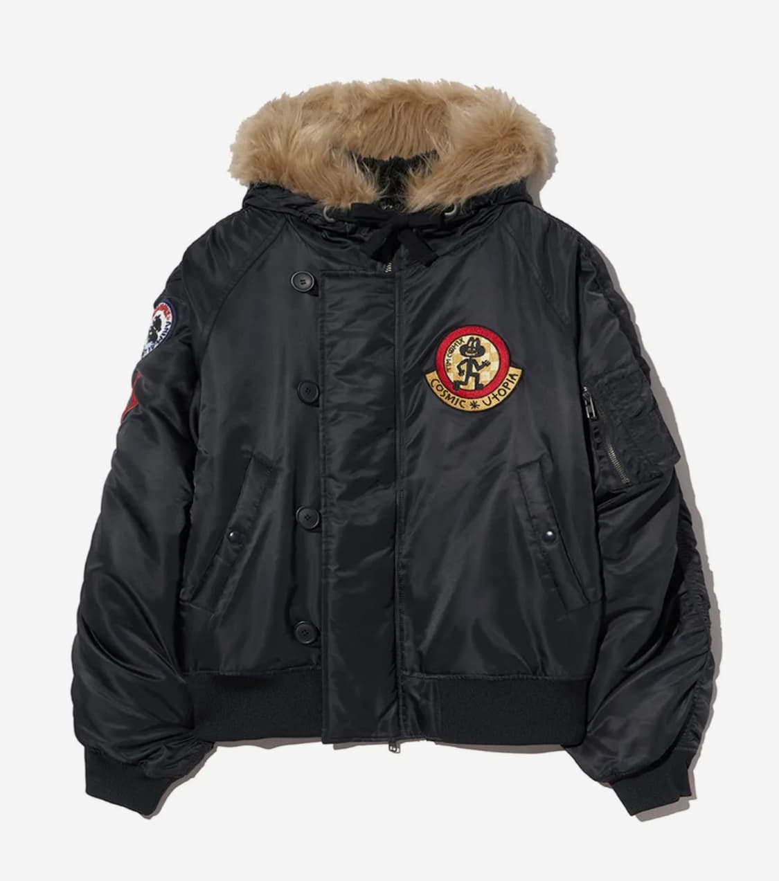 팀코믹스 패치드 후디드 덱 점퍼 상품이미지3