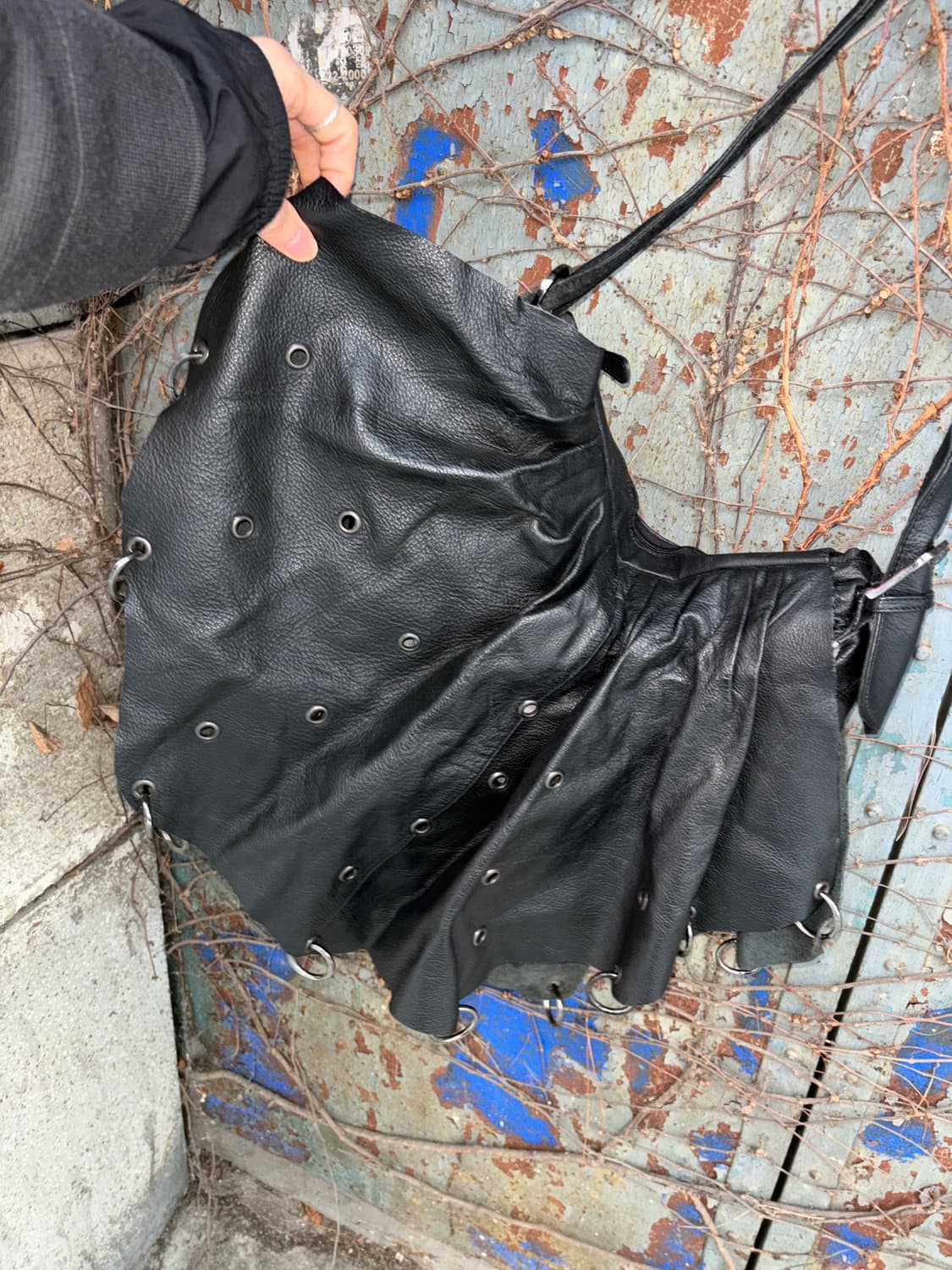 Jpn 피어싱 레더백 상품이미지4