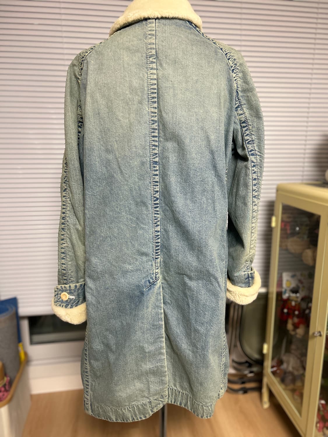 사카이 데님 쉐르파 그런지 코트 3 상품이미지5