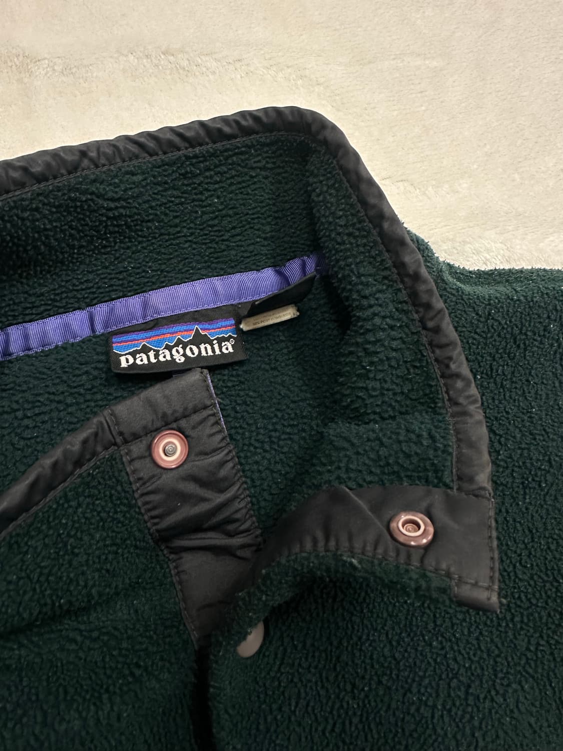 (XL)90s 파타고니아 신칠라 헤비웨이트 다크그린 상품이미지3