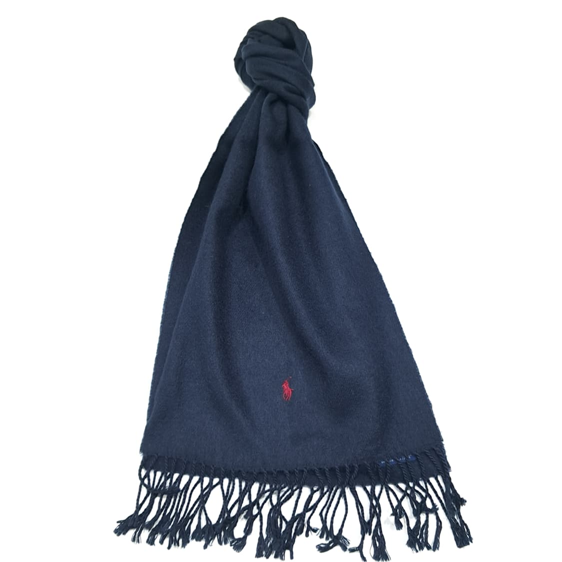 MX555 폴로 90s 스코틀랜드판 램스울 네이비 머플러 목도리 상품이미지1
