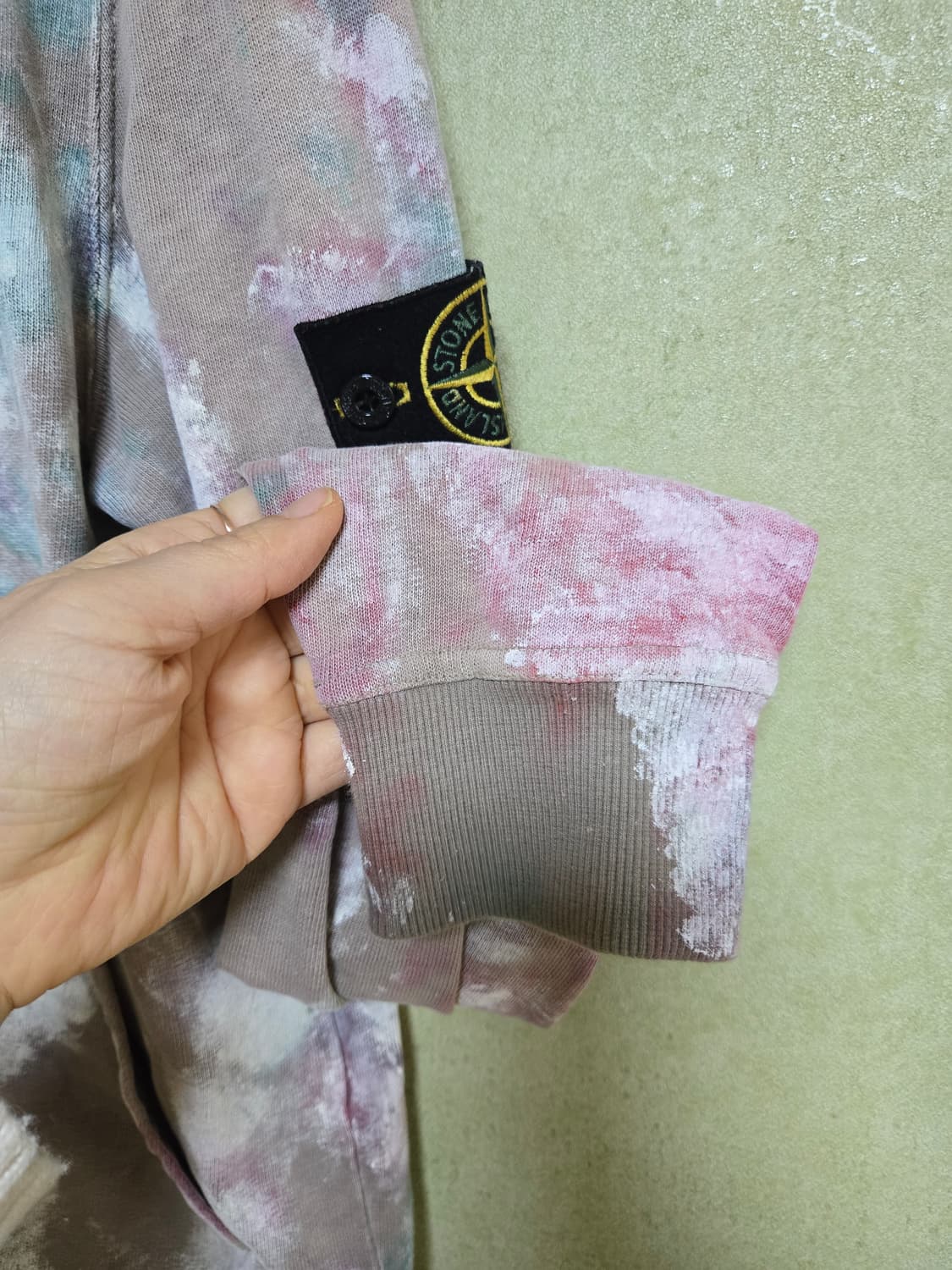 스톤아일랜드 컴퍼스 뱃지 아트 프린트 가디건 M 상품이미지2